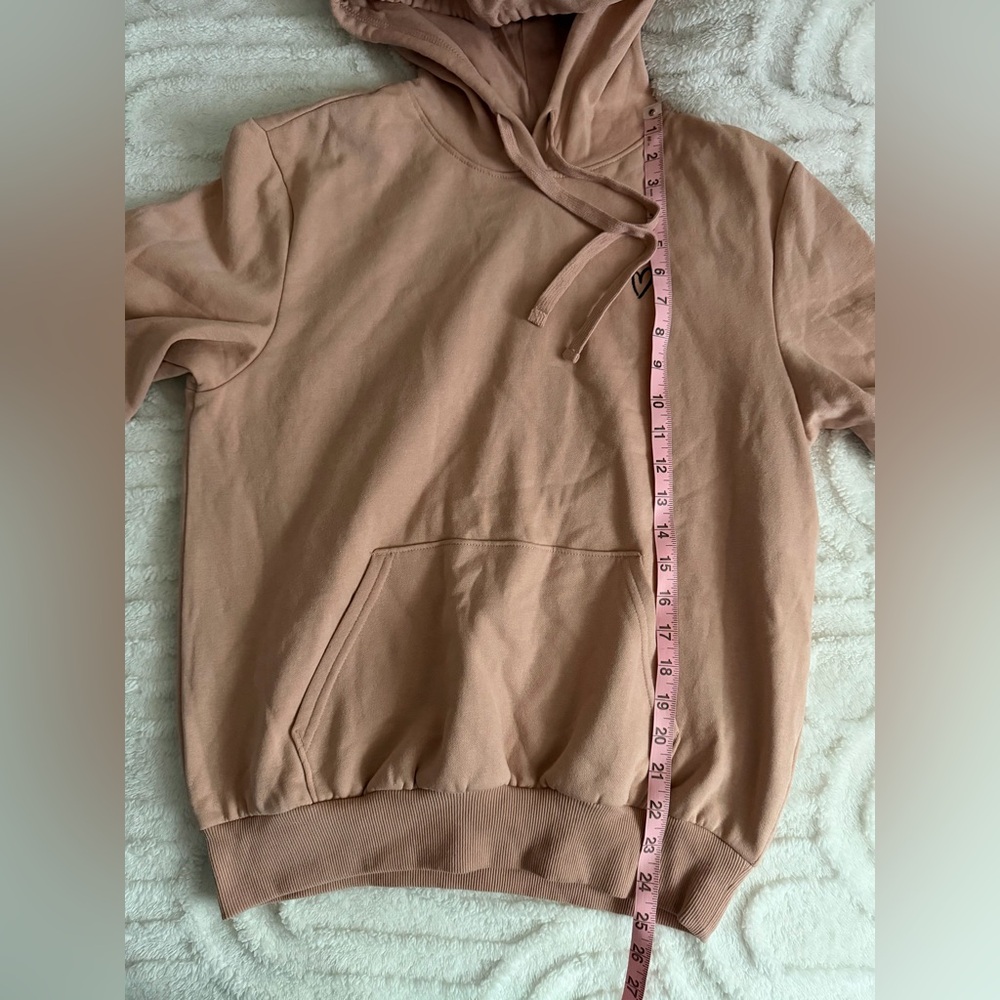 Women’s H&M Muted Light Pink Divided Hoodie, Size S, NWOT, Casual Comfy Sweater - Picture 9 of 9